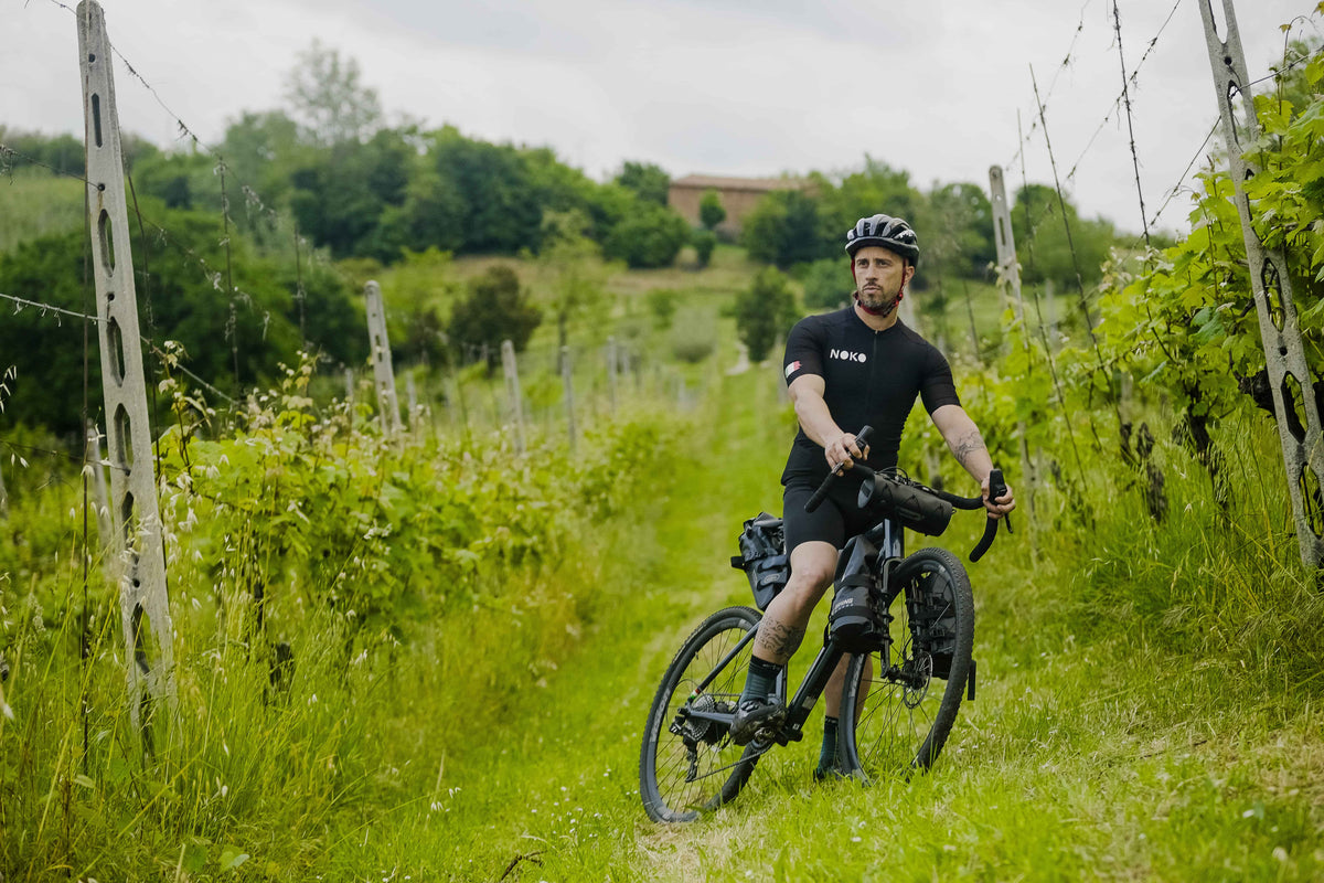 Andrea Dovizioso during the NOKO e-bike collaboration