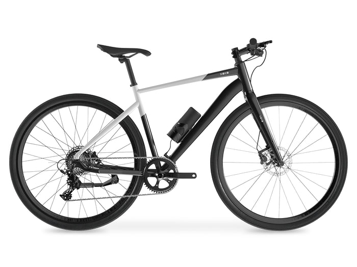 NOKOLIGHT Black Obsidian, e-bike urbana ultraleggera con manubrio piatto in alluminio