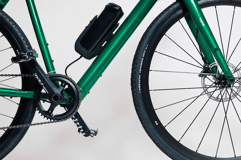 FSA 252Wh Range Extender for NOKO e-bikes, close-up detail 1 of 3